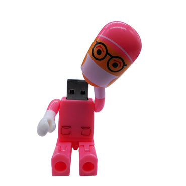 Krankenschwester & Chirurg 64GB USB-Stick Speichersticks (Pink mit weißer Hand)