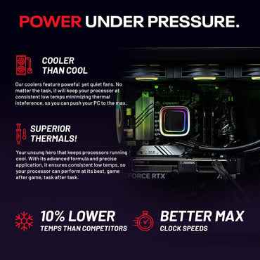 Skytech Gaming Rampage Desktop-PC, Ryzen 7 9700X 3,8 GHz (5,5 GHz), NVIDIA RTX 5070 Ti 16 GB, 1 TB Gen4 NVMe SSD, 32 GB DDR5 RAM 5600 RGB, 850-W-Gold-ATX-3-Netzteil, 360-mm-ARGB-AIO-Wasserkühlung, WLAN, Windows 11