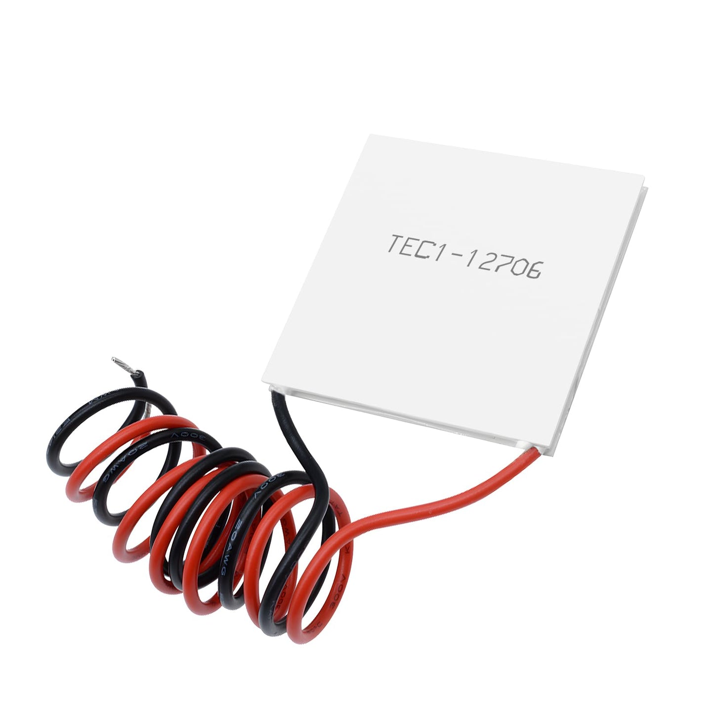 Peltier Module TEC1-12706,Aideepen 12V 6A 60W Heatsink Thermoelectric Cooler Cooling Peltier Plate Module Peltier Cooler 40x40MM Compatible with Peltier Fan/Cold Plate 2PCS