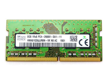 SK HYNIX 8 GB 1RX8 DDR4 SO-DIMM PC4-21300 2666 MHz Speichermodul HMA81GS6JJR8N-VK