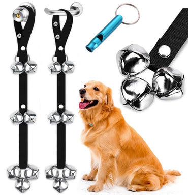 BLUETREE Hunde-Türklingeln Premium-Qualität, Trainings-Toilettenklingel, verstellbare Türklingel, Hunde-Türklingeln für die einfache Stubenreinheitserziehung Ihres Welpen - 7 extra große, laute 1,4-Türklingeln