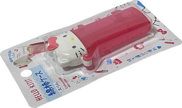 Sanrio Hello Kitty Tragbares Wattestäbchen-Etui, schlank, 4,7 × 10,3 cm, Make-up-Reiseetui