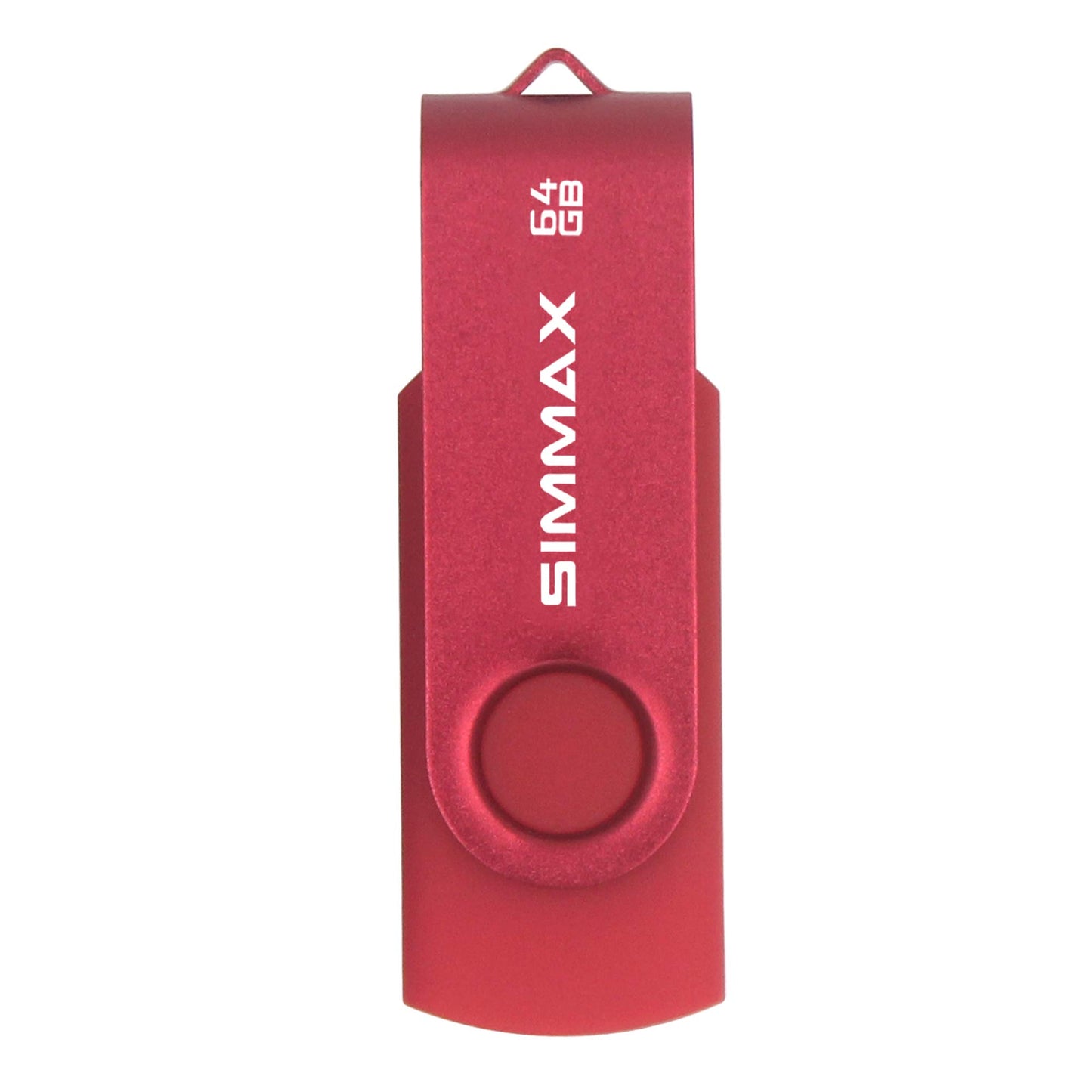 SIMMAX USB-Sticks, 5er-Pack, 64 GB, drehbares Design, USB 2.0, USB-Stick, Zip-Laufwerk (64 GB, Blau, Grün, Schwarz, Rot, Lila)