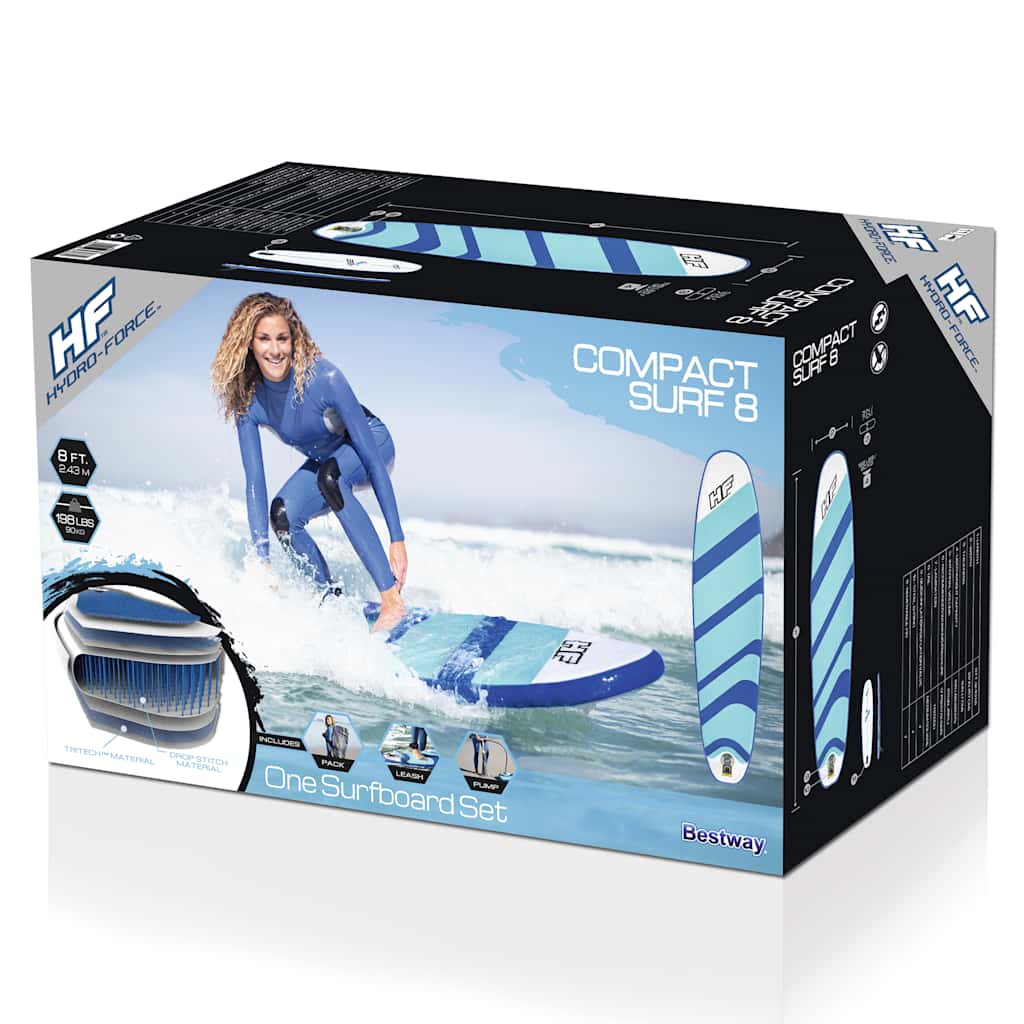 Bestway Hydro-Force Planche de surf gonflable 243×57×7 cm