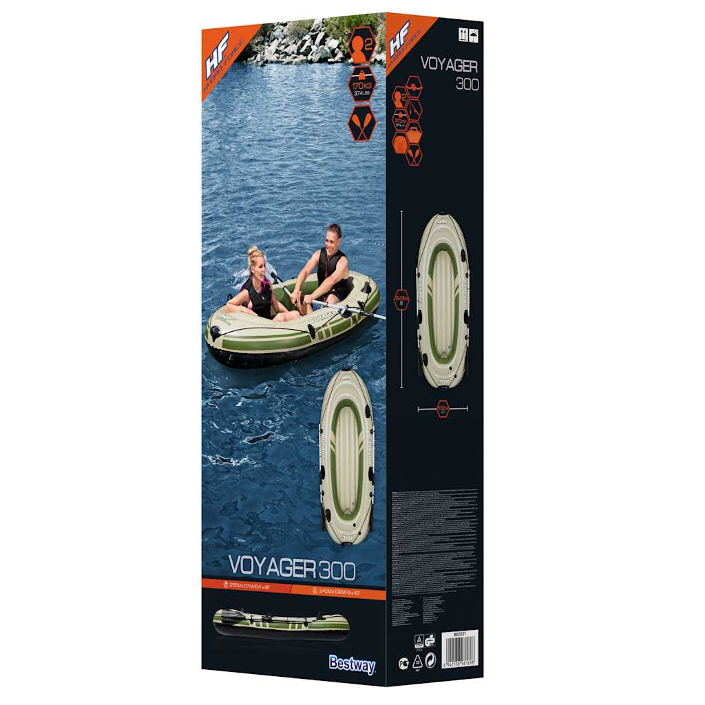 Bateau pneumatique Bestway Hydro Force Voyager 300 243x102 cm