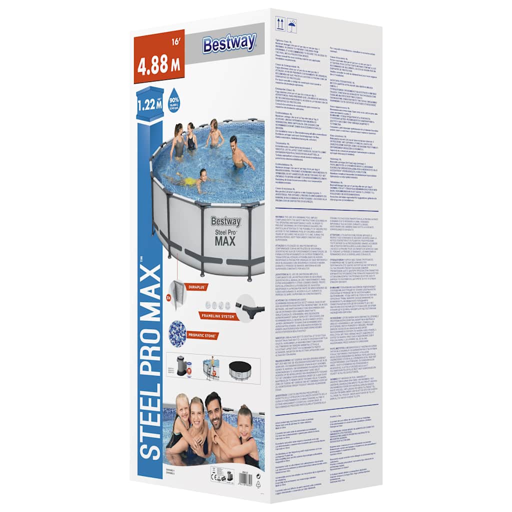 Steel Pro MAX Swimmingpool-Set 488x122 cm
