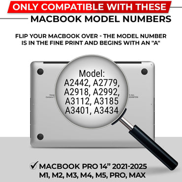 Magnetischer Blickschutz für MacBook Pro 14 Zoll (2021–2025, M1–M5, Pro, Max) – Patentierter, abnehmbarer Blickschutzfilter für Laptops