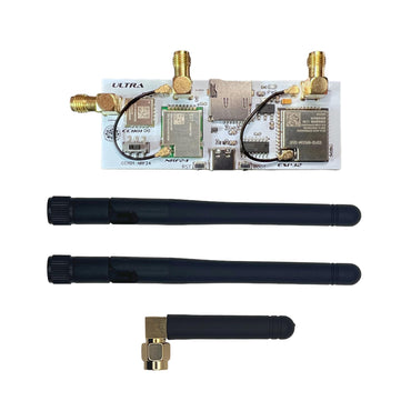 Sacred Labs FlipMods Ultra V3 ESP32/NRF24/CC1101 3-in-1 WLAN-Entwicklungsboard für Flipper Zero GPIO – mit Marauder, Antennen, USB-C-Anschluss und Micro-SD-Kartensteckplatz