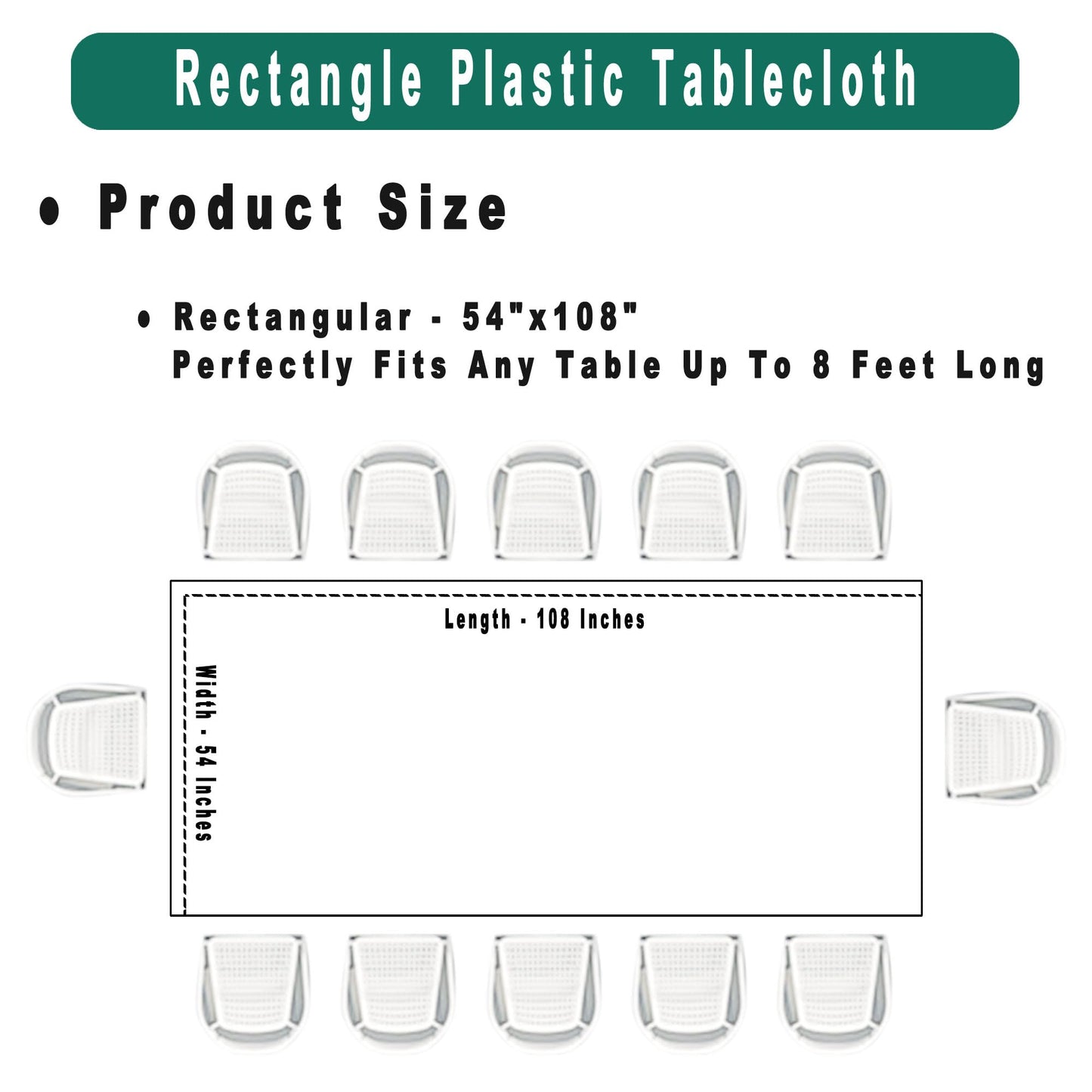 PARTY ULYJA Orangefarbene Plastiktischdecken, 2er-Pack, Einweg-Tischdecken, 54 x 108 Zoll, PEVA, Herbstfarben, für Grillpartys, Picknicks, Geburtstage, Hochzeiten, rechteckige Tische (8 Fuß).