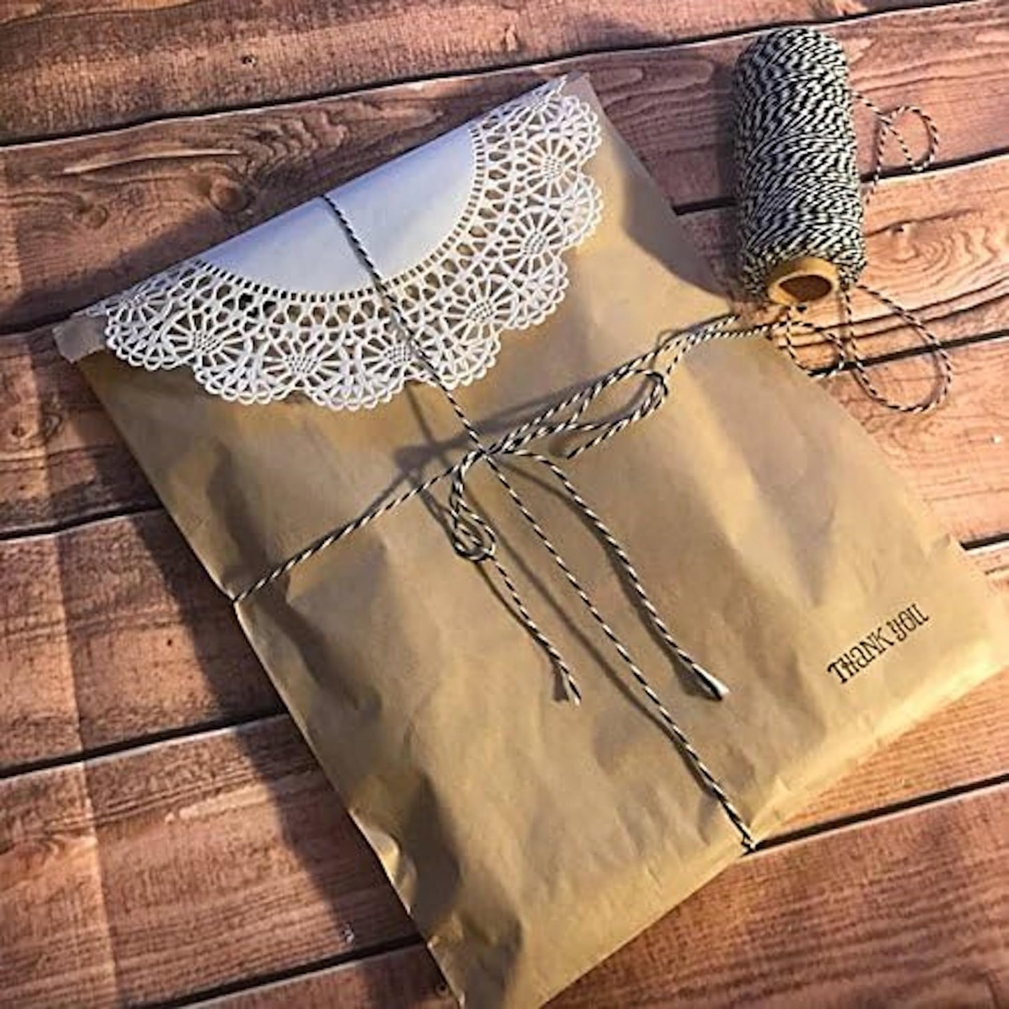 The Baker Celebrations White Round paper Lace Table Doilies 4 5 6 8 10 and 12 inches Assorted Sizes (Variety pack of 120-20 of each)