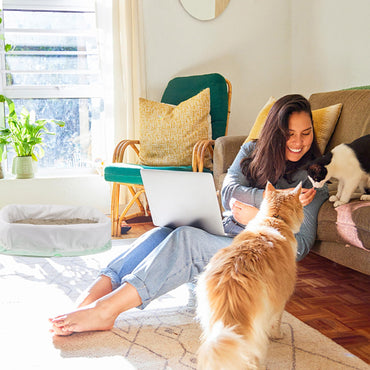 Siebbeutel für Katzenstreu mit Löchern, Kordelzug, kratzfest (1, 36 x 18 Zoll (7er-Pack))