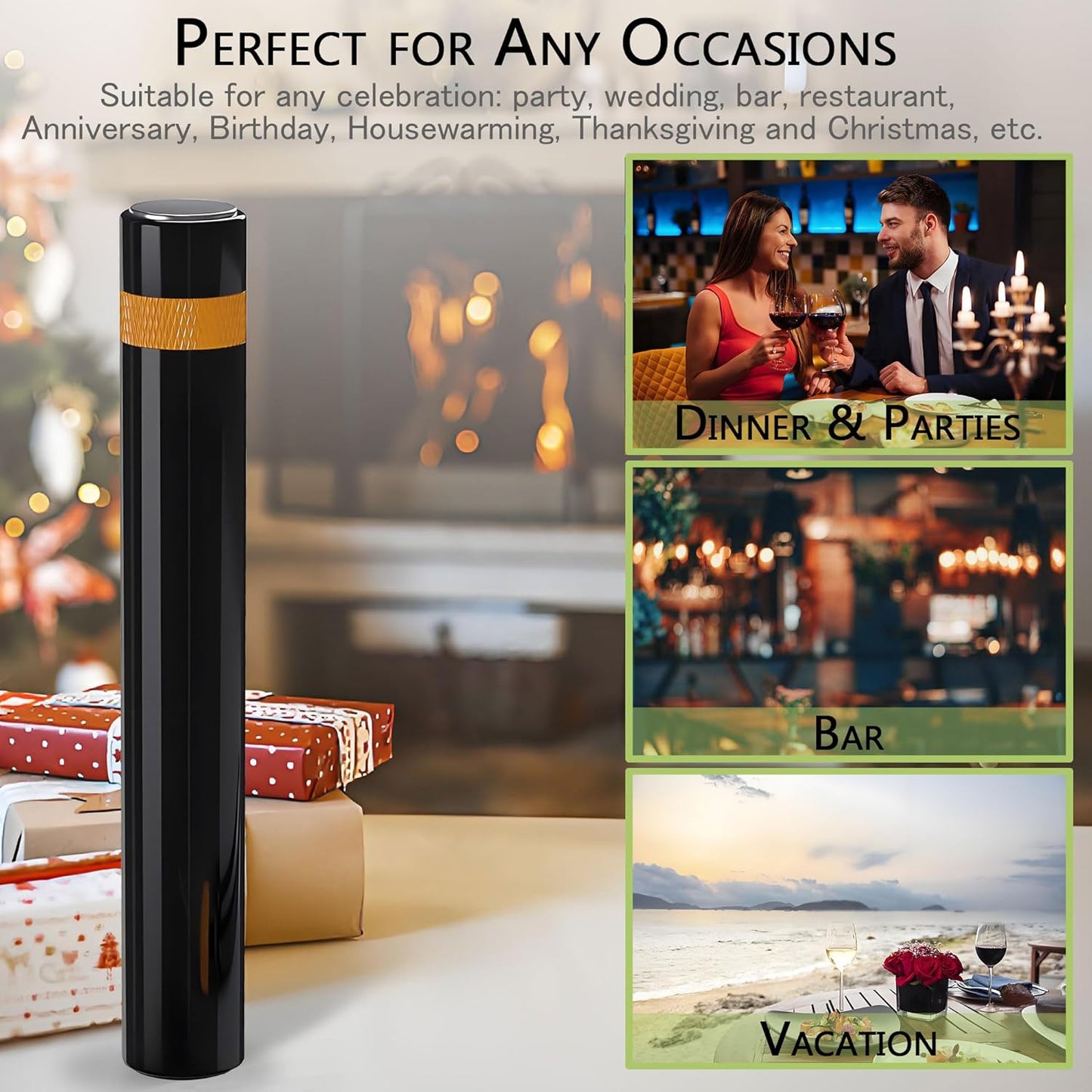 Mini-Weinöffner | Tragbarer Taschen-Weinöffner mit Luftdruckpumpe | Zusammenbaubarer Korkenzieher für schnelles Öffnen in 7 Sekunden | Für Zuhause, Restaurant, Party, Weinliebhaber