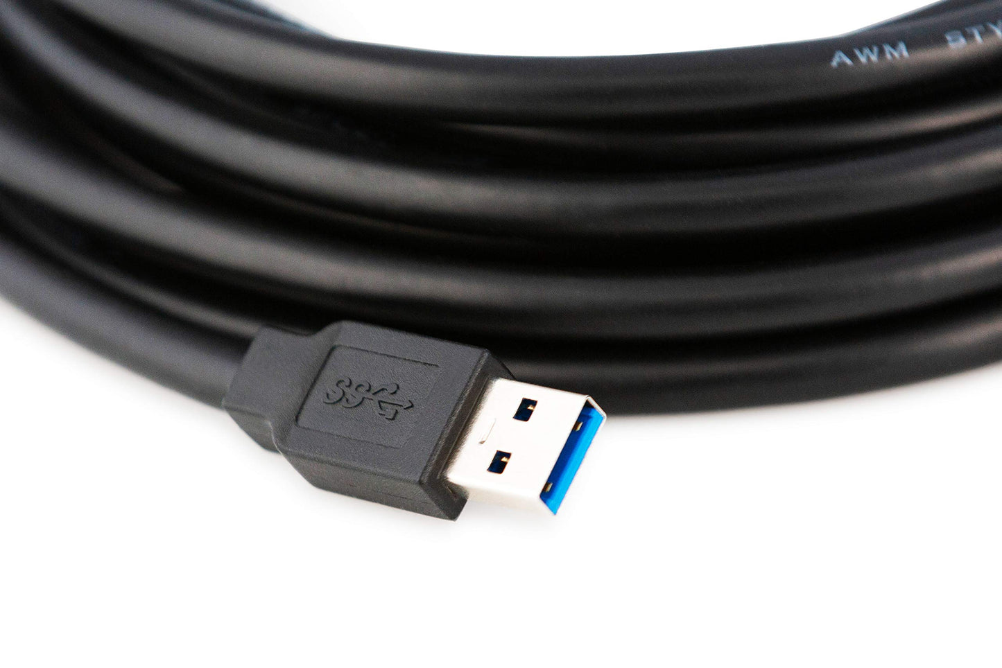 MutecPower 16 Fuß Aktives USB-Verlängerungskabel 3.0 Stecker auf Buchse mit A-Verlängerungschip-Signalverstärker - Aktives Verlängerungs-/Repeaterkabel 5 Meter / 16 Fuß