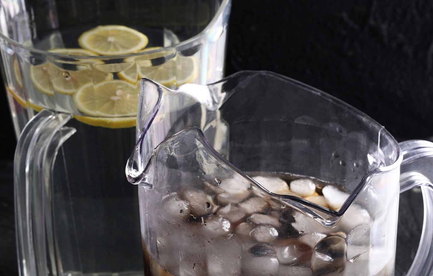 New Star Foodservice 46106 Wasserkrug aus Polycarbonat-Kunststoff in Gastronomiequalität, 1,77 l, transparent