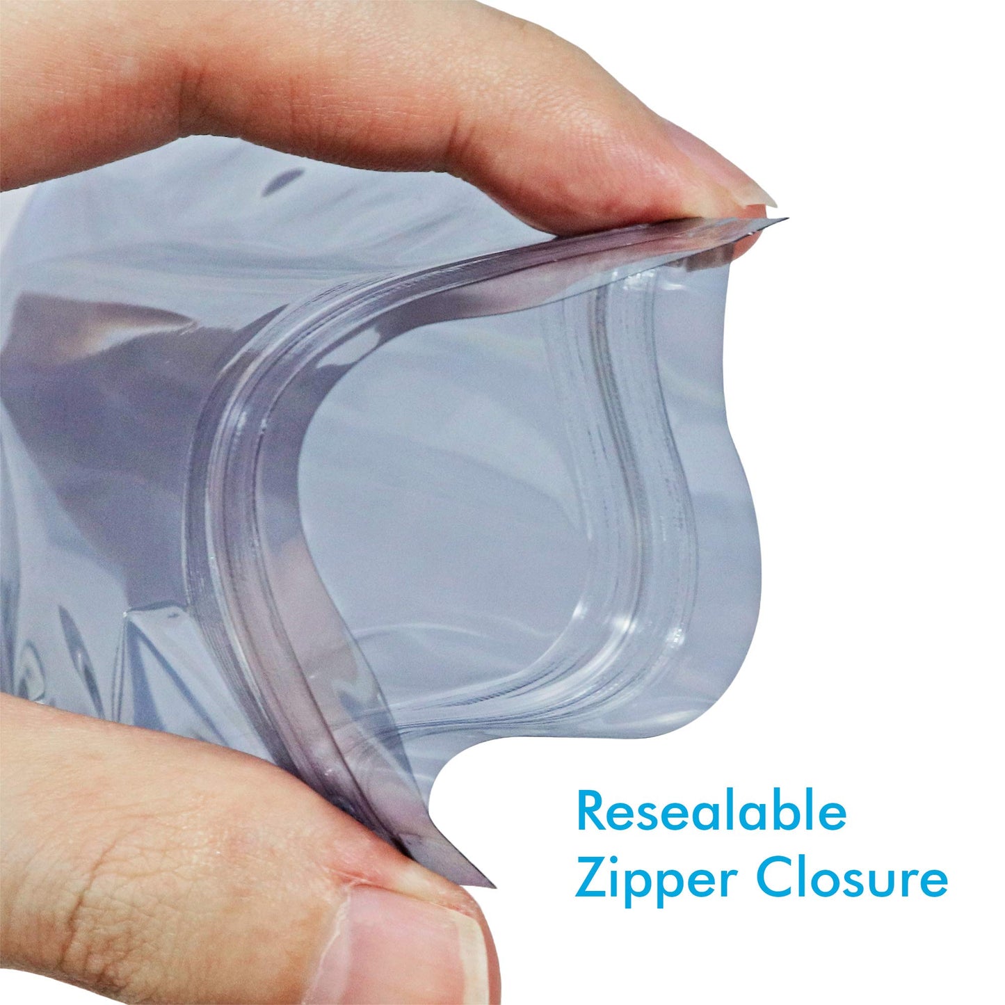 Antistatische Beutel mit offener Oberseite und wiederverschließbarem Verschluss, ESD-Abschirmbeutel mit antistatischen Etiketten für Festplatten, SSDs, HDDs, Motherboards, Grafikkarten, RAM und elektronische Geräte (40er-Packung) (verschiedene Größen)