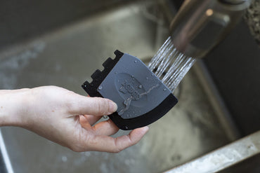 Lodge Deluxe Pfannenschaber, Einheitsgröße, Schwarz