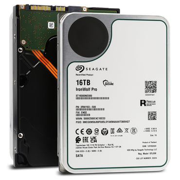 Seagate IronWolf Pro 16 TB NAS – 3,5 Zoll SATA 6 Gbit/s 7200 U/min 256 MB Cache für RAID-Netzwerkspeicher (ST16000NE000) (Generalüberholt) Interne Festplatte