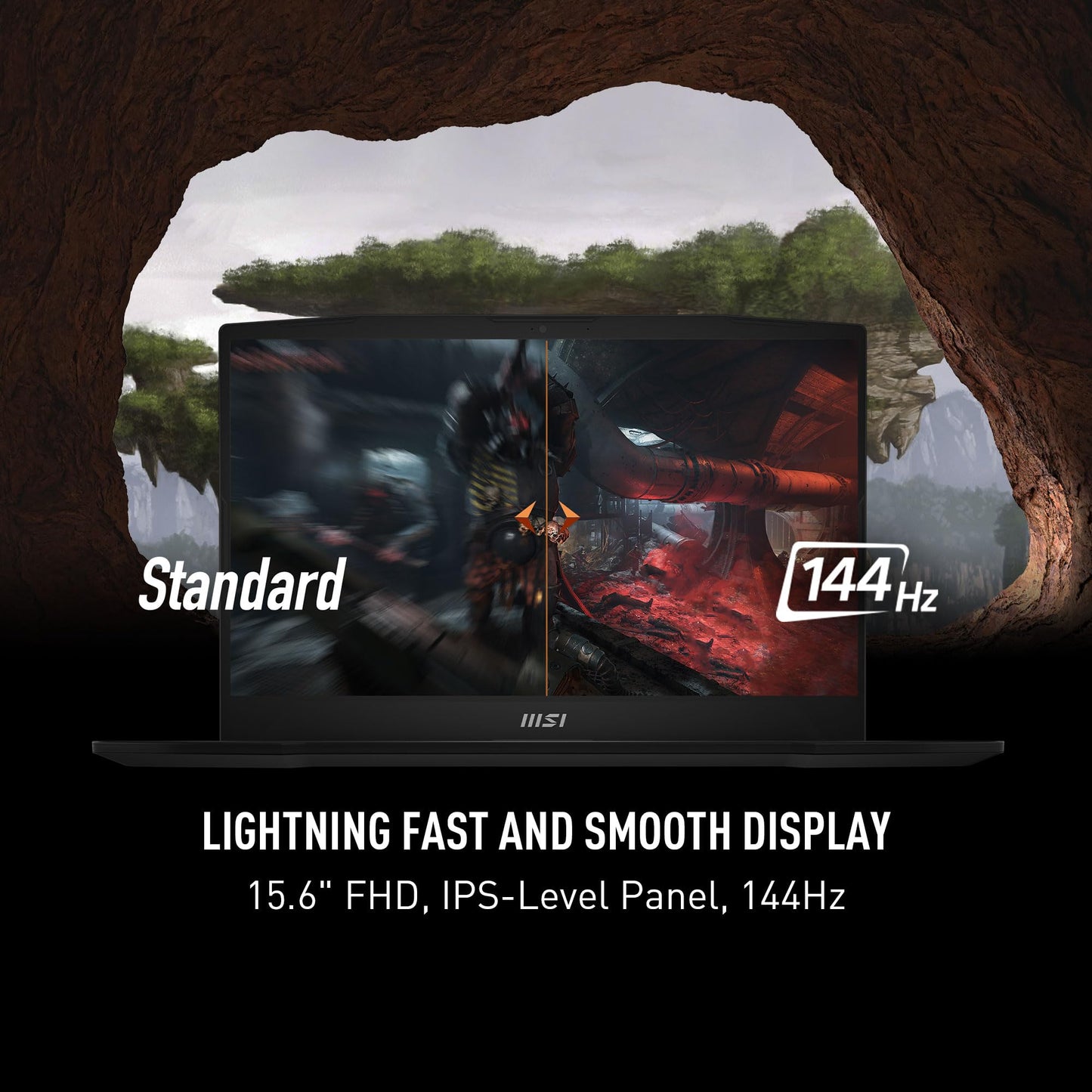 MSI Katana A15 AI 15.6” 144Hz FHD Gaming Laptop - Ryzen 7-8845HS, GeForce RTX 4060, 32GB DDR5, 1TB SSD, Cooler Boost 5, Windows 1, B8VF-448US