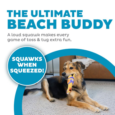 Outward Hound von Charming Pet Squawkers: Henrietta Quietschhuhn aus Latex, lustiges interaktives Hundespielzeug für die Feiertage, große Größe