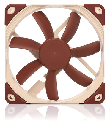 Noctua NF-S12A FLX, Premium-Lüfter mit leisem Betrieb, 3-Pin (120 mm, Braun)