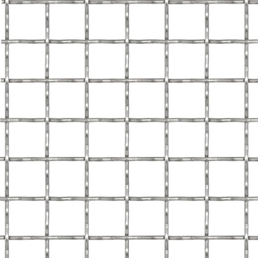 vidaXL Grillage ondulé en acier inoxydable 100x85 cm 31x31x3 mm