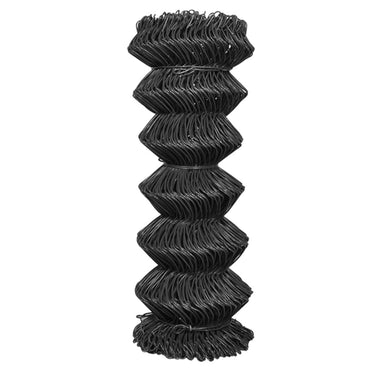 vidaXL Clôture à mailles de chaîne 15 x 1 m Acier Gris