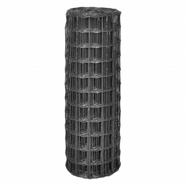 vidaXL Grillage Euro en Acier 10 x 1 m Gris