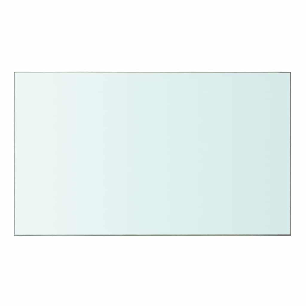 vidaXL Regalboden Glas Transparent 50 cm x 30 cm