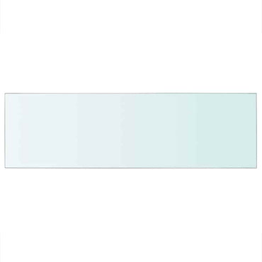 vidaXL Regalboden Glas Transparent 80 cm x 25 cm