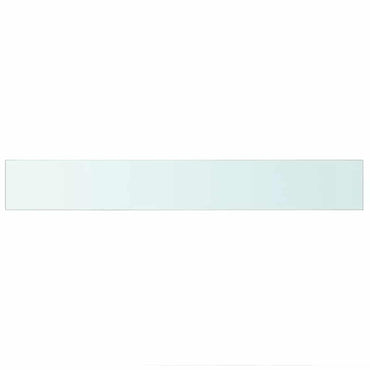 vidaXL Regalboden Glas Transparent 90x12 cm