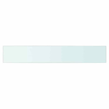 vidaXL Regalboden Glas Transparent 90x15 cm