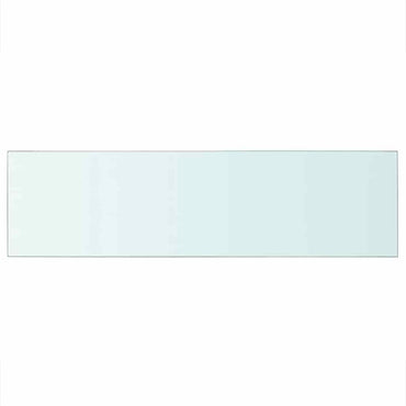 vidaXL Regalboden Glas Transparent 90x25 cm