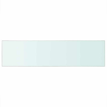 vidaXL Regalboden Glas Transparent 100x25 cm