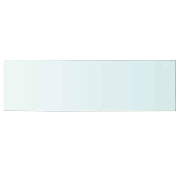 vidaXL Étagère en verre transparent 100x30 cm