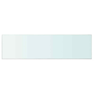 vidaXL Étagère en verre transparent 110x30 cm