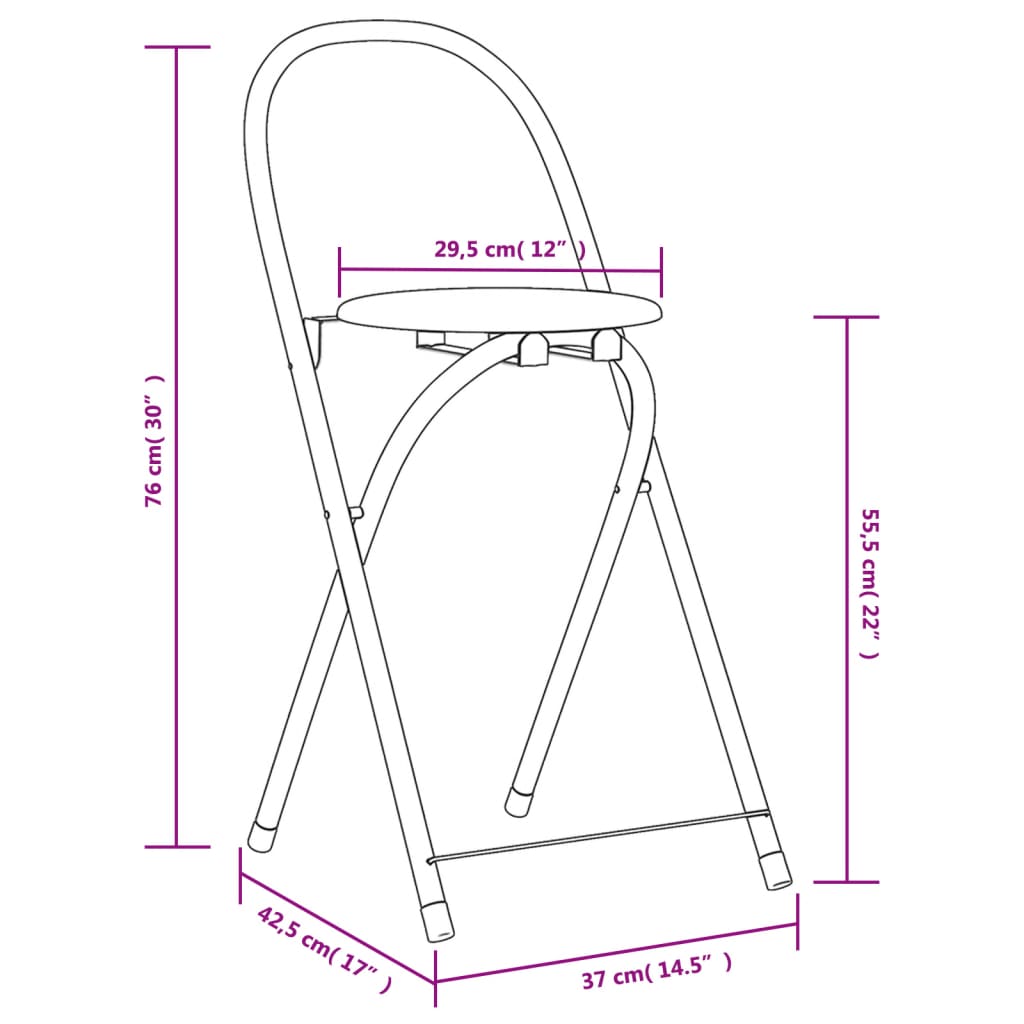 vidaXL Table à manger dépliante cinq pièces en MDF