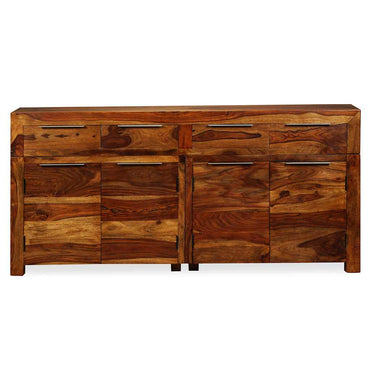 vidaXL Sideboard Massivholz Akazie 160x35x75 cm