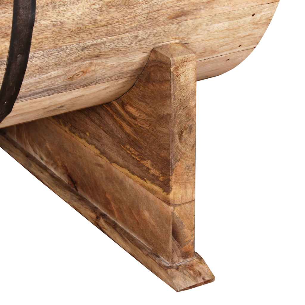 vidaXL Table basse en bois de manguier massif 88x50x40 cm