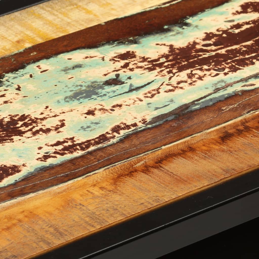 vidaXL Meuble TV en bois de récupération 90x30x48 cm