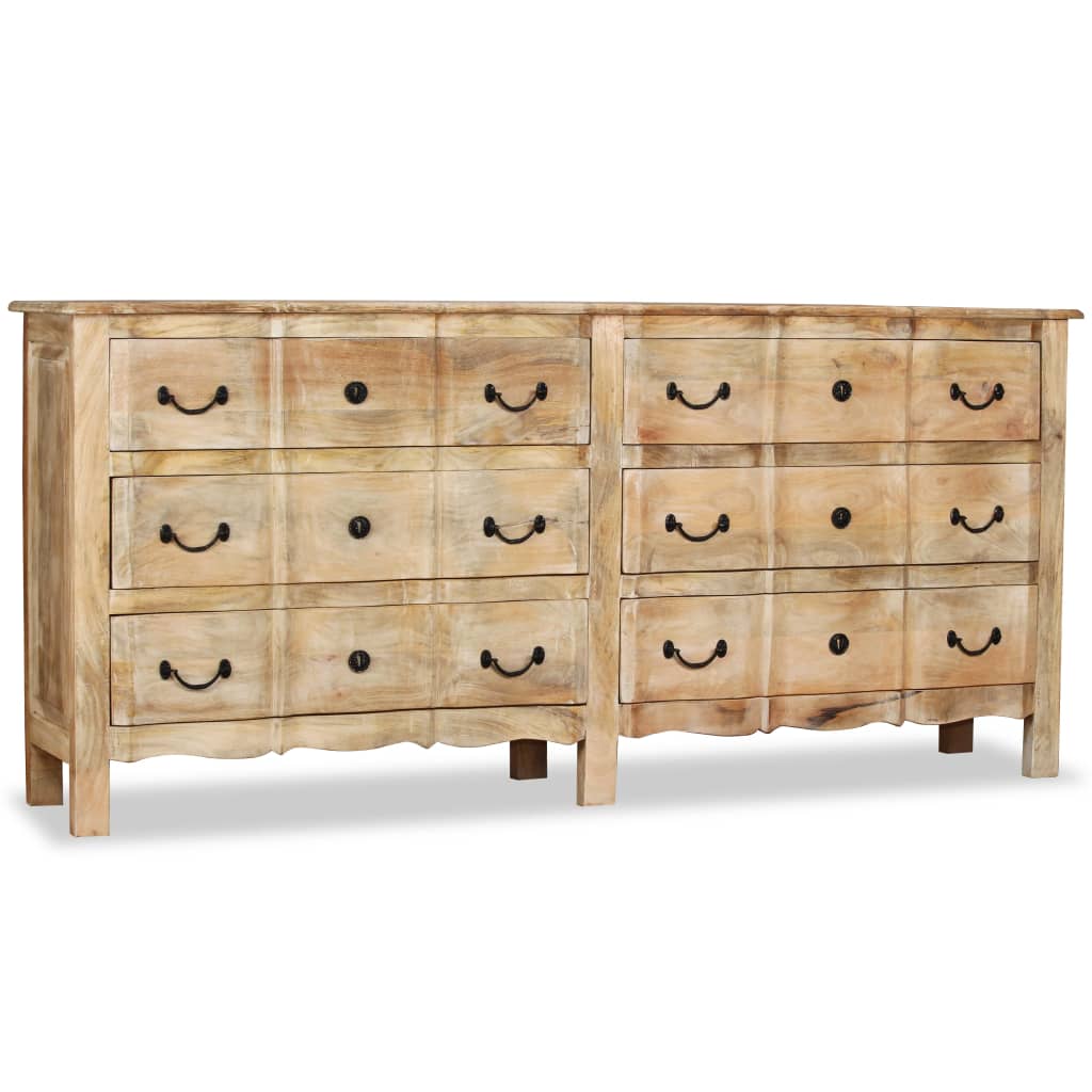 vidaXL Sideboard Massivholz Mango 200x40x90 cm