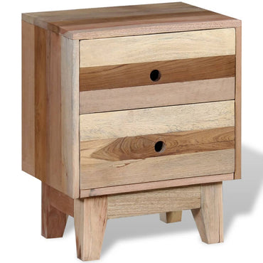 vidaXL Chevet en bois de récupération massif