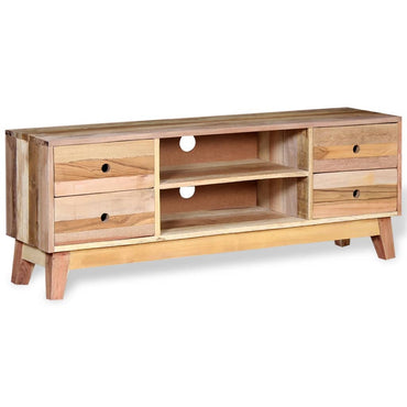 Meuble TV vidaXL en bois de récupération massif