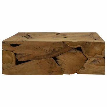 vidaXL Table basse 90x50x30 cm Teck Marron