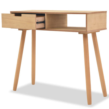 vidaXL Konsolentisch Kiefernholz Massiv 80 x 30 x 72 cm Braun