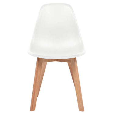 vidaXL Chaises de salle à manger 6 pcs Blanc Plastique
