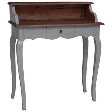 vidaXL Bureau Bois d'acajou massif 80x40x92 cm