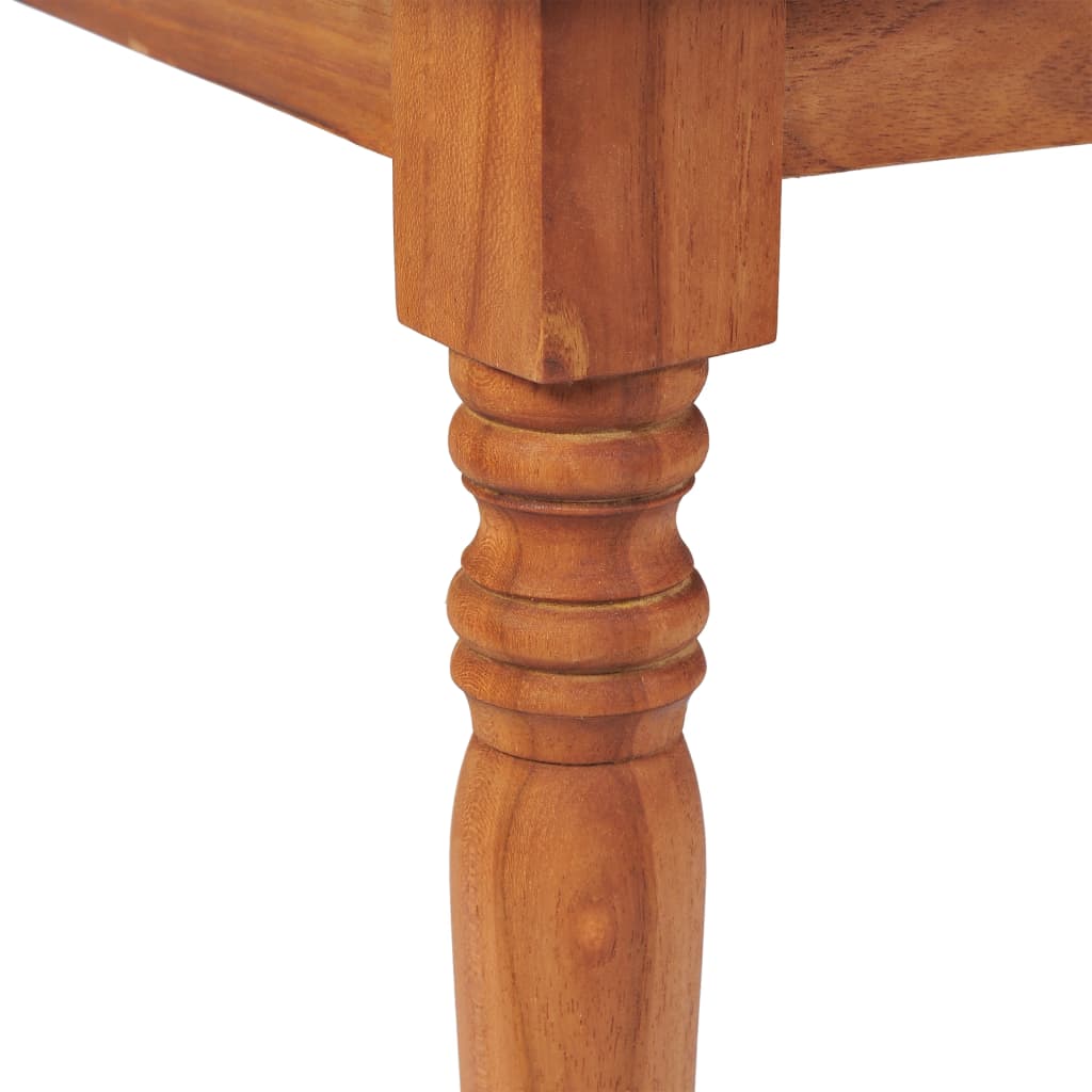 vidaXL Salon de jardin 4 pcs avec coussins Bois de teck massif