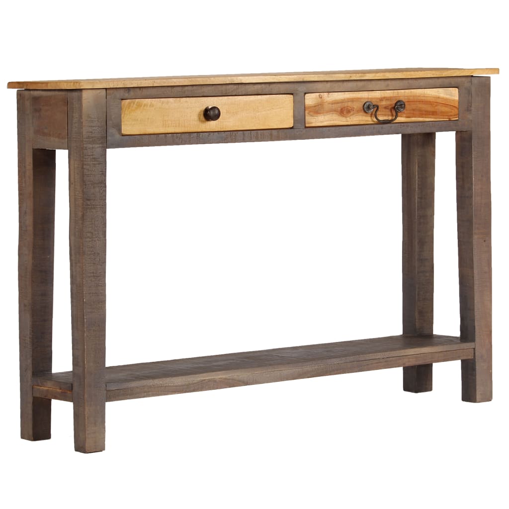 vidaXL Konsolentisch Massivholz Vintage 118 x 30 x 80 cm