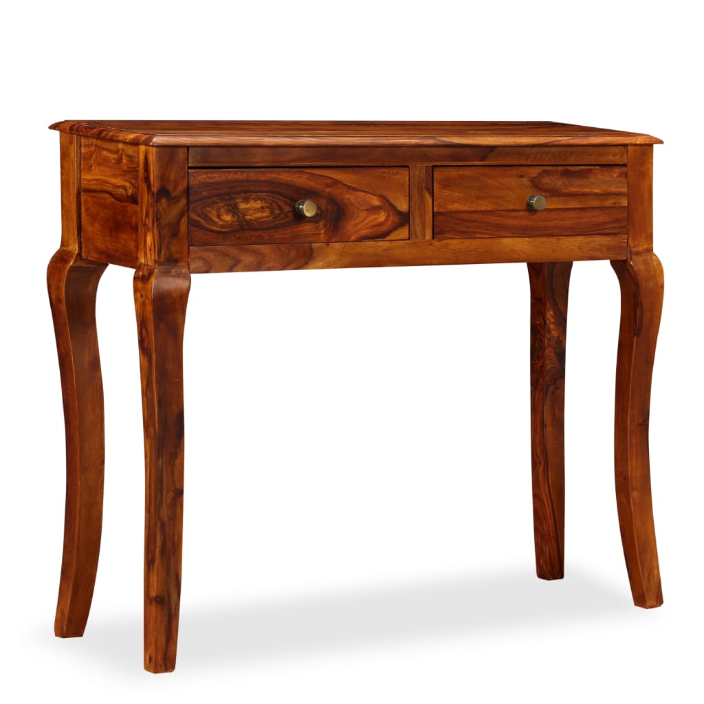 vidaXL Konsolentisch Massivholz Akazie 90x32x76 cm