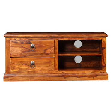 vidaXL Meuble TV Bois d'acacia massif 90x30x40 cm